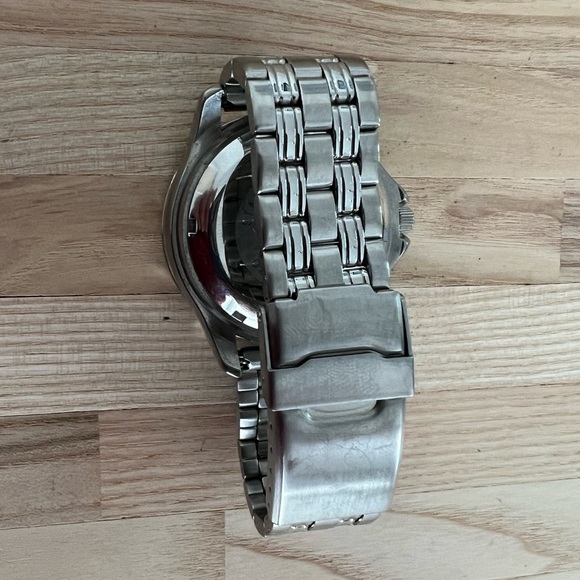 Akzent Men’s Watch Sapphire 3ATM Stainless Steel Speidel Band Date Window SH149 - Picture 8 of 10